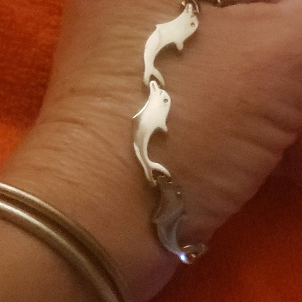 Solid Sterling Silver Bracelet - image 2